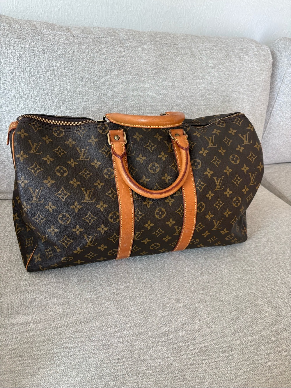Louis Vuitton Monogram Keepall Duffel 50